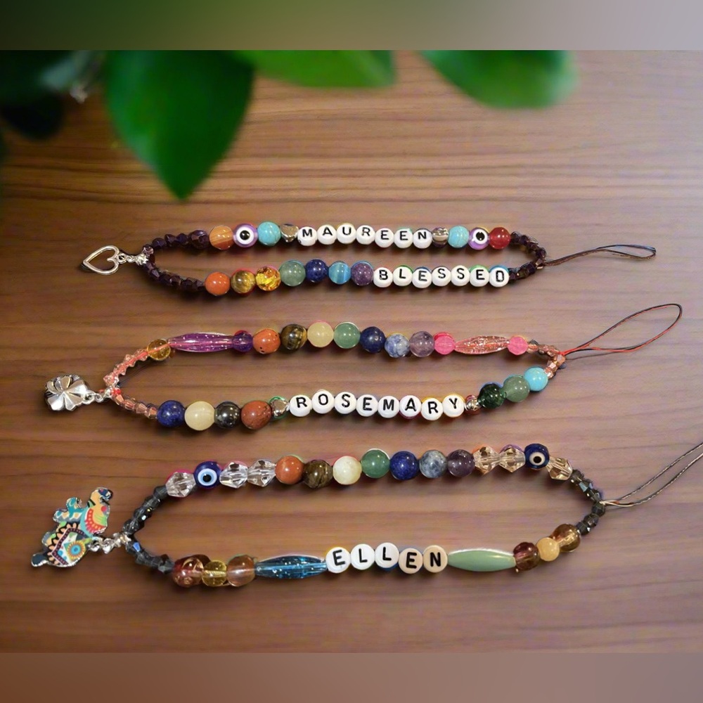 Personalized phone charm